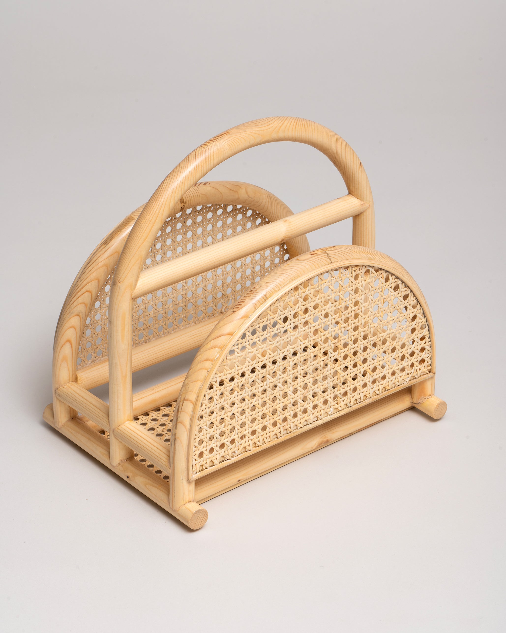 Rattan Magazine Rack