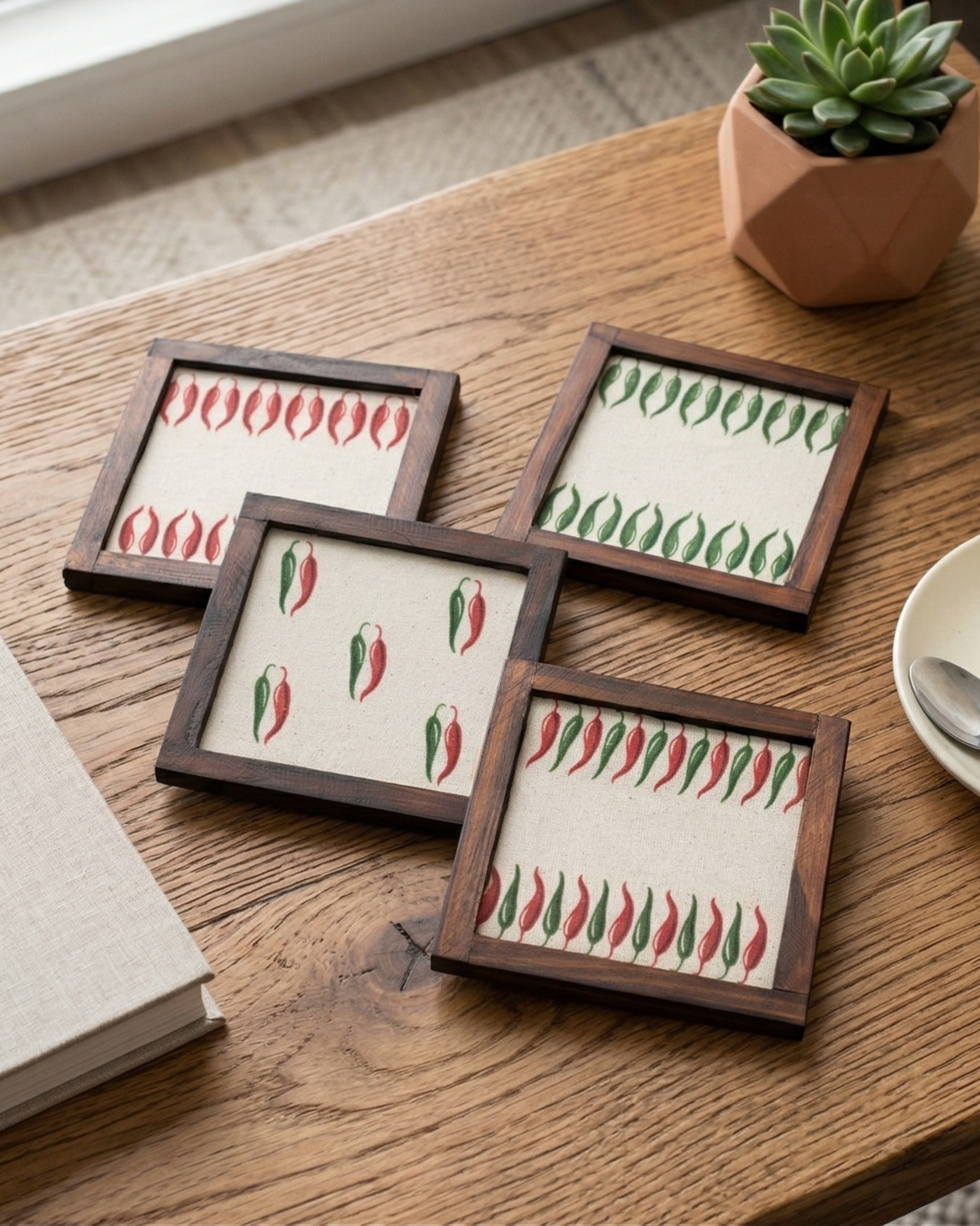 Wooden Coaster - Set of 4