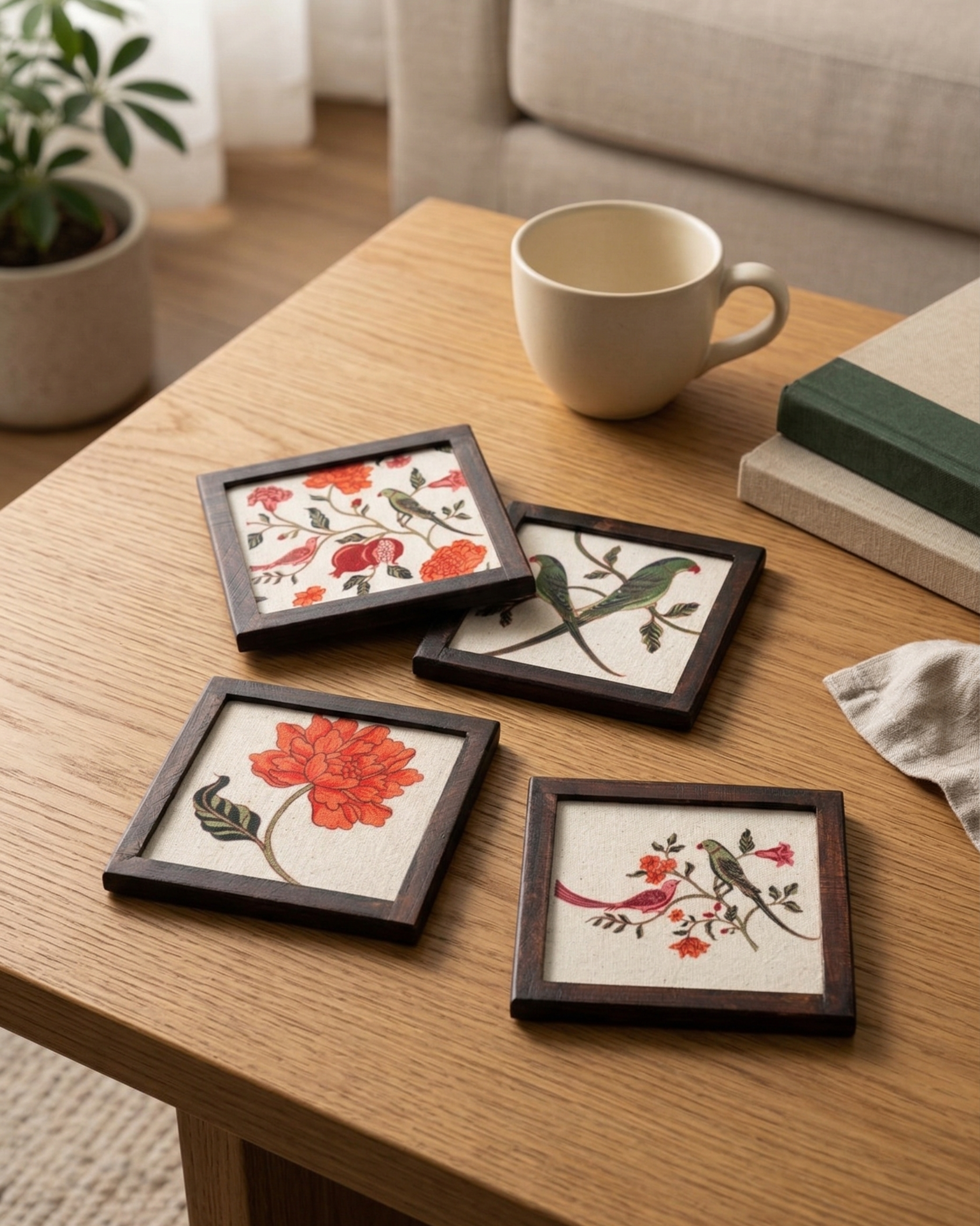 Wooden Coaster - Set of 4