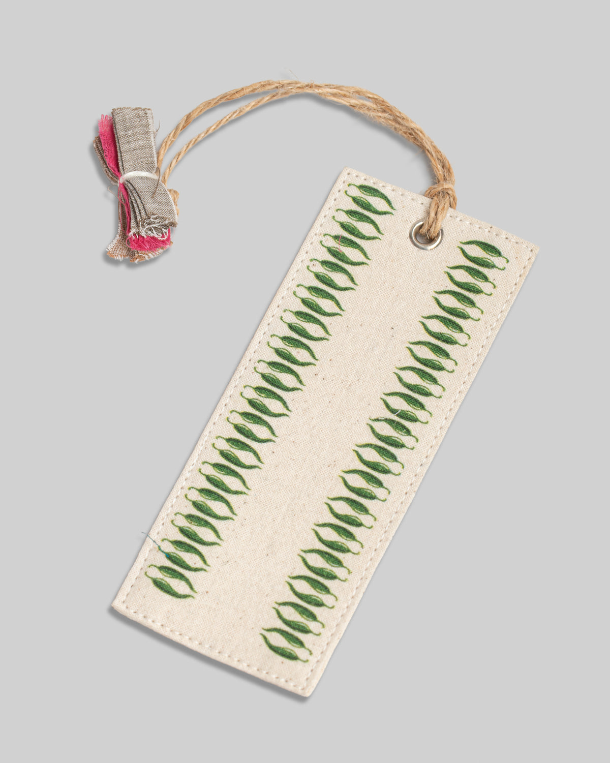 Green Chilli Border Bookmark - Set of 5 | Rangbagh
