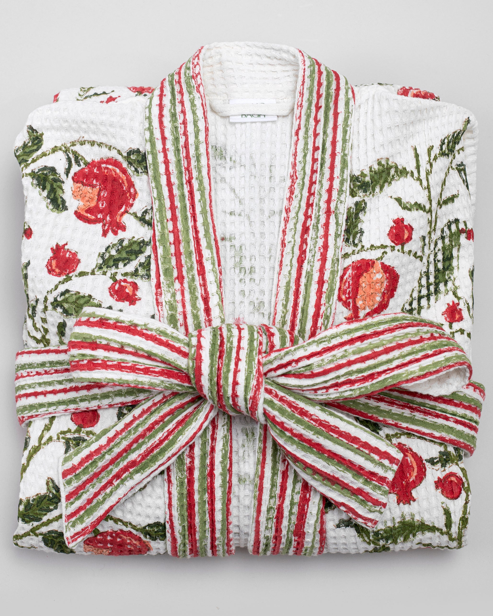 Parrots & Pomegranates Bathrobe