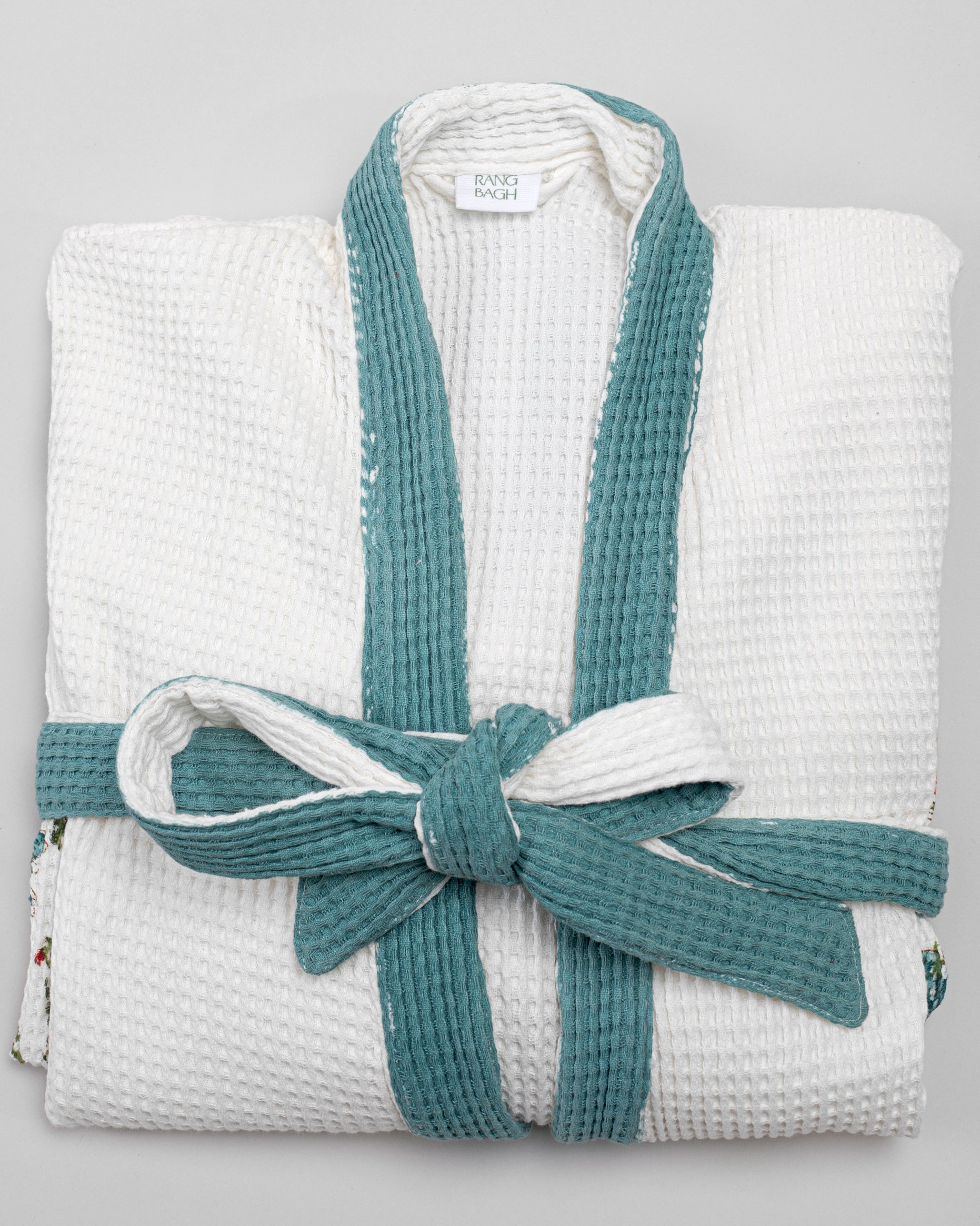 Blue Jaal Bathrobe
