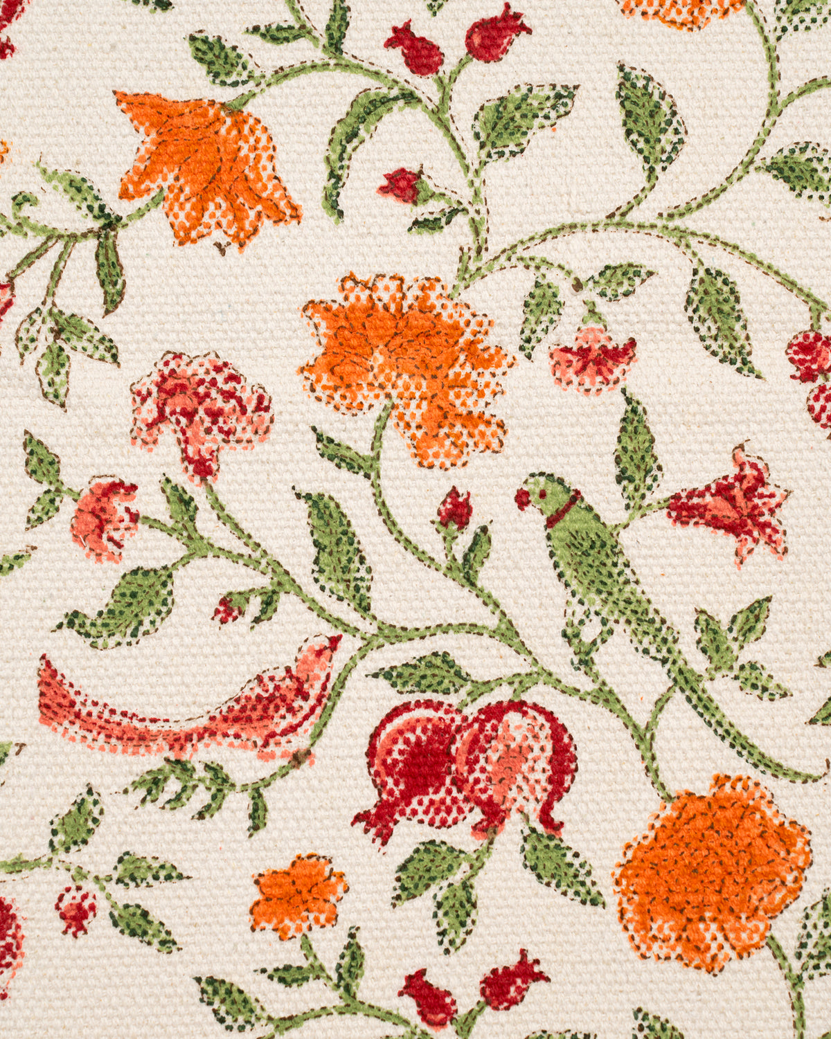 Orange Jaal Hand Woven Rug (Small) | Rangbagh